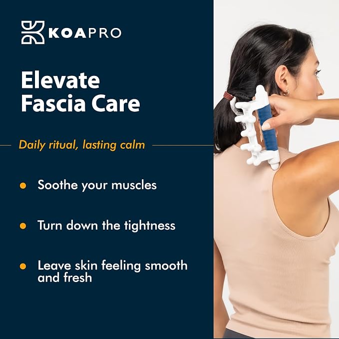 KOA KOAPRO Fascia Massage Tool Blaster for Cellulite, Deep Tissue Massager for Knots - All-in-One Full Body Massage, Facia Blaster, Neck and Back Massager, Deep Tissue Muscle Massagers