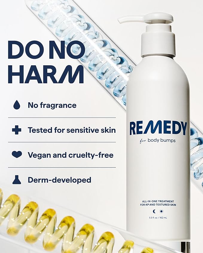 Remedy for Body Bumps | KP Exfoliating Body Moisturizer | Keratosis Pilaris (KP) Treatment For Textured, Crepey Skin with Urea, Lactic Acid, Retinol | Smoothing Body Lotion | By Dermatologist Dr. Shah