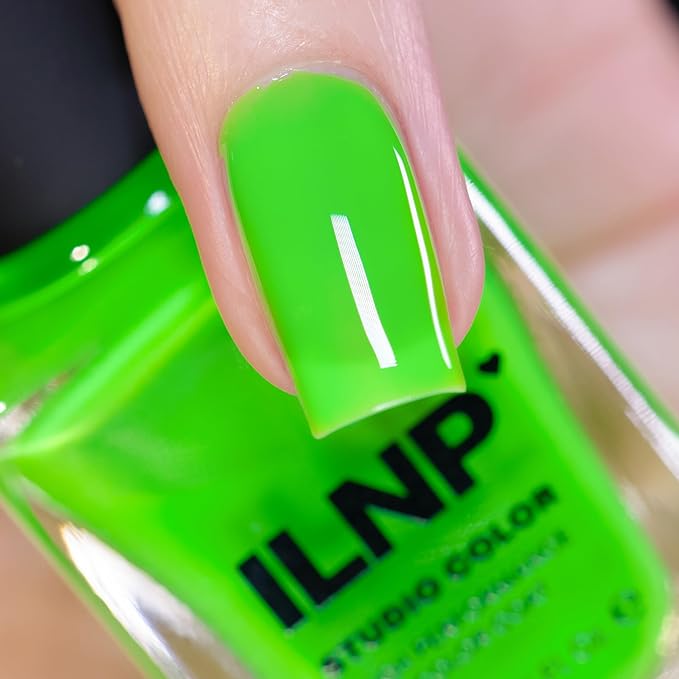 ILNP Sour Apple - Electric Green Jelly Studio Color Nail Polish