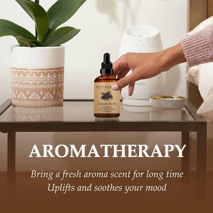 Juniper Berry Essential Oils 120ML, Pure Juniper Berry Essential Oil for Aromatherapy Diffuser - 4 Fl Oz