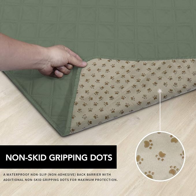 Easy-Going Waterproof Dog Bed Cover, Non-Slip Pet Blanket, 86x82in | Leakproof Couch Cover, Machine Washable Furniture Mattress Protector, Soft Sofa Mat For Dogs, Pet Friendly