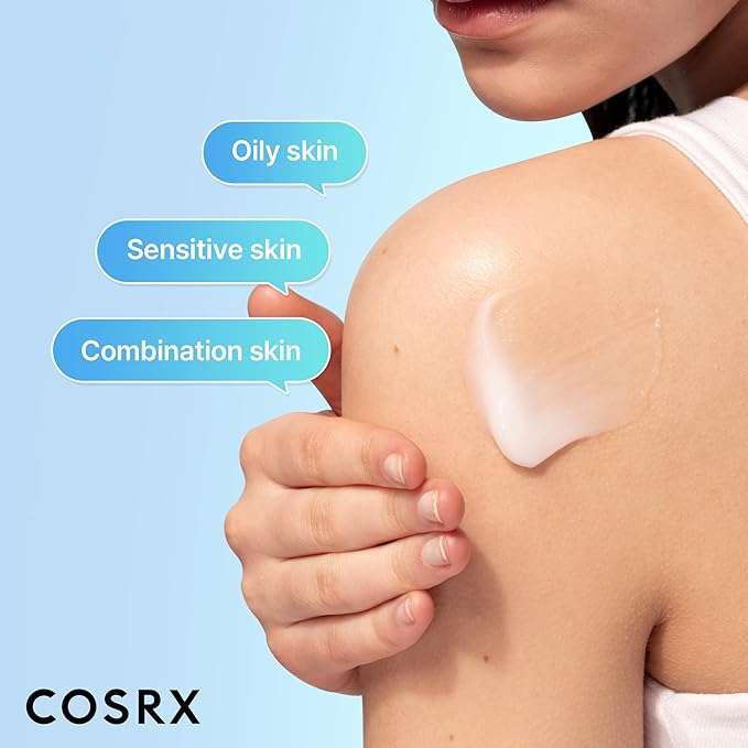 COSRX Oil Free Lotion with Birch Sap, Daily Acne Facial Moisturizer, Hydrating Moisturizer for All Skin Types, Korean Skin Care, Paraben free, 3.38 fl.oz / 100ml