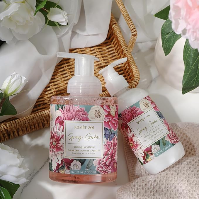 ROMIIE ZOI Daily Hand & Body Lotion with Moisturizing Shea Butter - Spring Garden with the Scent of Botanical Bliss - 236 ML / 8 FL OZ