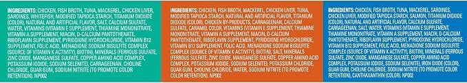 Meow Mix Paté & Shreds, Seafood & Poultry Wet Food Variety Pack, 12 Cups