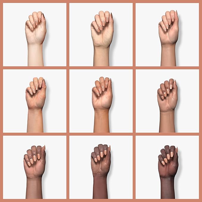 AILLSA Jelly Nude Gel Polish Dark Nude Gel Nail Polish Natural Translucent Nail Polish Soak Off U V Neutral Color Sheer Base Polish for Nail Art DIY French Manicure at Home 0.51 Fl Oz /GB55