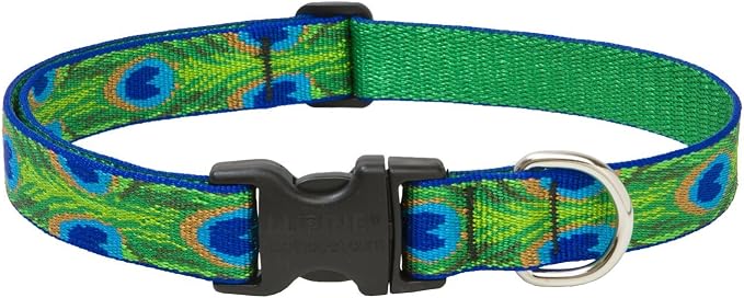 Lupinepet Originals 1" Tail Feathers 12-20" Adjustable Collar For Medium And Larger Dogs