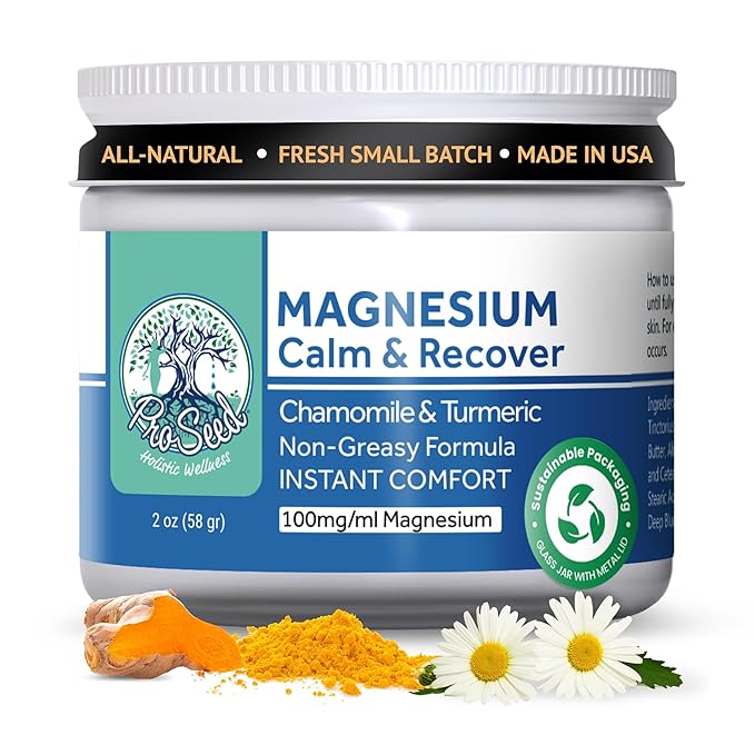 Herbal Magnesium Lotion - Magnesium Body Rub for Bedtime & Sleep - Food-Grade Ingredients for Kids, Toddlers & Adults -After Workout - Moisturizes & Hydrates Legs, Feet & Body - Relieve Tansion - 2oz
