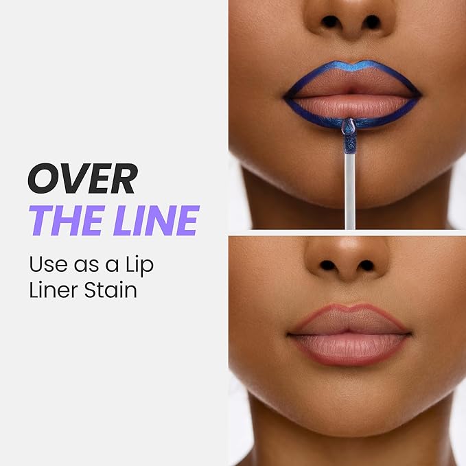 Wonderskin Wonder Blading Peel and Reveal Lip Liner & Lip Stain Masque – Long-Lasting Waterproof Tint, Transfer-Proof Matte Finish, Peel Off Makeup (Romance Stain & Go)