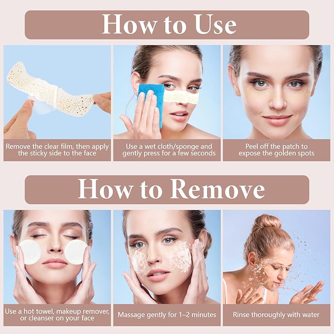 16 PCS Temporary Tattoos, Face Glitter, Gold Face Tattoos Stickers, Temporary Body Face Glitter, Makeup Patches for Women Girls Music Festival, Carnival Party, Halloween