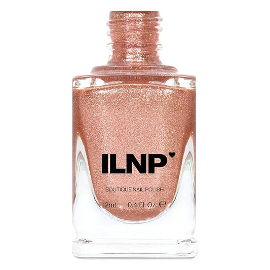 ILNP Chelsea - Pale Rose Gold Holographic Metallic Nail Polish