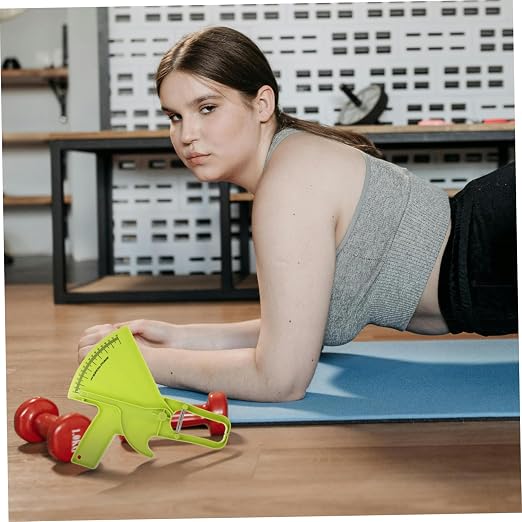 Accurate Skinfold Measurement Tool for Body Composition 1 Piece Portable Calipers for Men and Women Fitness Assessment Easy to Use for Personal Trainers