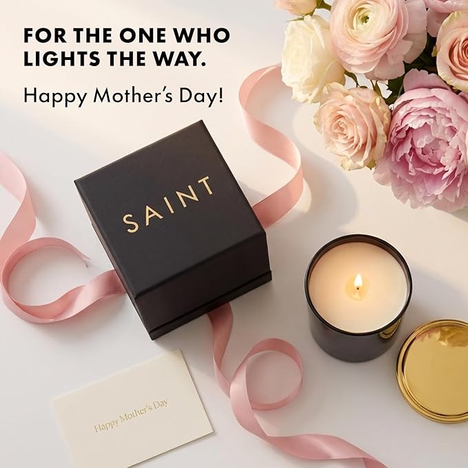 SAINT Benedict Scented Candle with Prayer and Prayer Coin | Saint of Peace and Protection from Evil - Soy Coconut Aromatherapy Candle with 80 Hour Burn Time, Special Edition