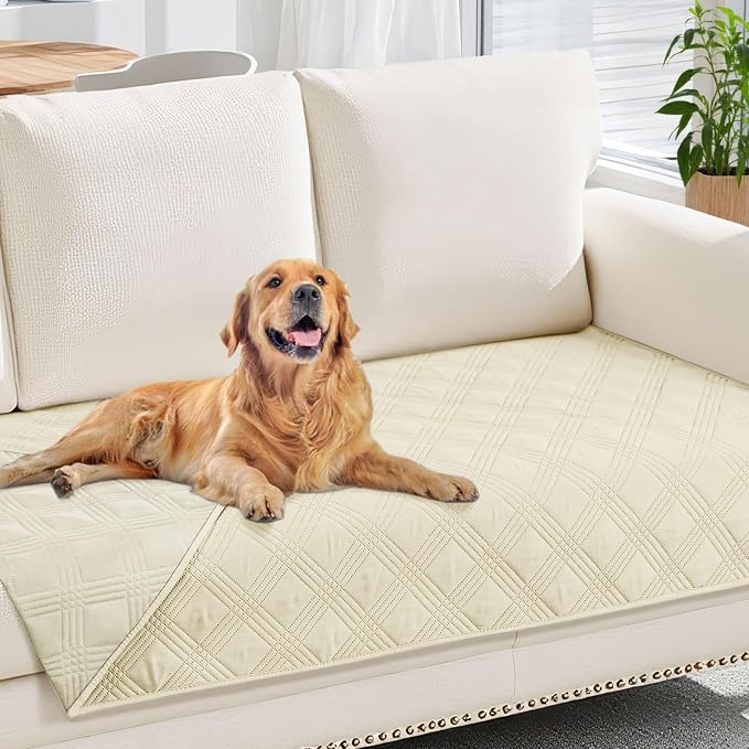 Waterproof Reversible Dog Blanket, Soft Couch Cover for Dogs Washable | Dual-Sided Waterproof Pet Bed Blanket, Resist Stains Spills & Pet Hair, Practical Furniture Protector For Pets, Size 30"x70"