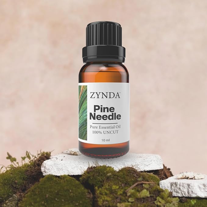 Pine Needle Essential Oil – 100% Pure & Natural Pine Oil | Refreshing Forest Aroma for Diffuser, Massage & Aromatherapy – Lab Tested Organic Essential Oils for Men & Home Use (10ml)
