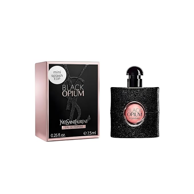 Yves Saint Laurent Black Opium Perfume for Women Mini EDP Splash 0.25 Ounce