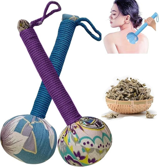 Body Massage Hammer, Manual Back Massager Tool for Body Relief | This Mugwort Massage Hammer Eases Back, Neck & Shoulder Muscle Tension, Perfect for Daily Relaxation at Home and Office