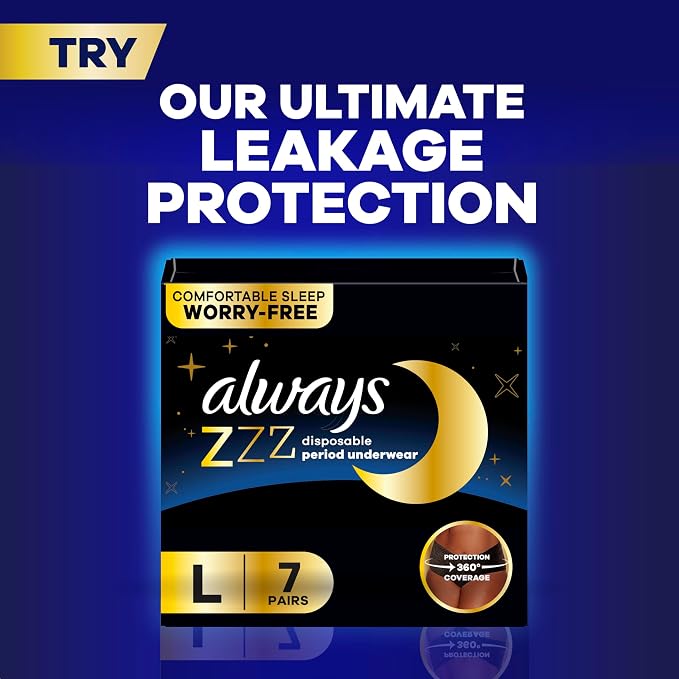 Always Ultra Thin Overnight Pads with Wings, Size 4, Overnight, 78 Count (3 Packs of 26)