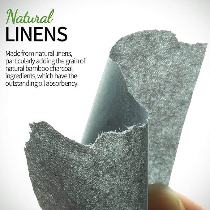 FANDAMEI Oil Blotting Sheets For Face, 200 Counts Oil Blotting Papers For Face, Blotting Paper for Oily Skin, Oil Control Film, Oil Absorbing Sheets, Oil Absorbing Tissues