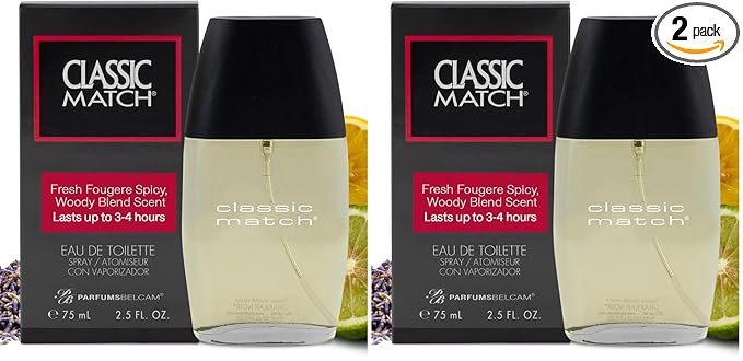 PB ParfumsBelcam Classic Match our Version of Drakkar Noir EDT,2.5 Fl Oz (F37437-04-DN) (Pack of 2)