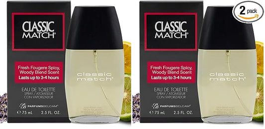 PB ParfumsBelcam Classic Match our Version of Drakkar Noir EDT,2.5 Fl Oz (F37437-04-DN) (Pack of 2)