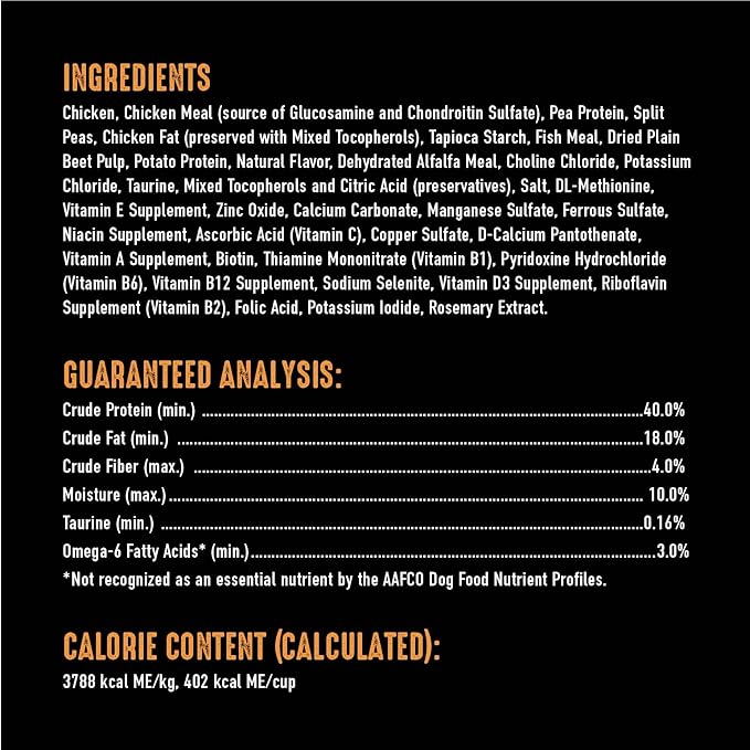 CRAVE Grain Free High Protein Natural Adult Dry Cat Food, Chicken, 10 lb | 40% protein, real chicken #1 ingredient, all natural ingredients, no by-product meal, no corn, wheat, soy, supports muscles