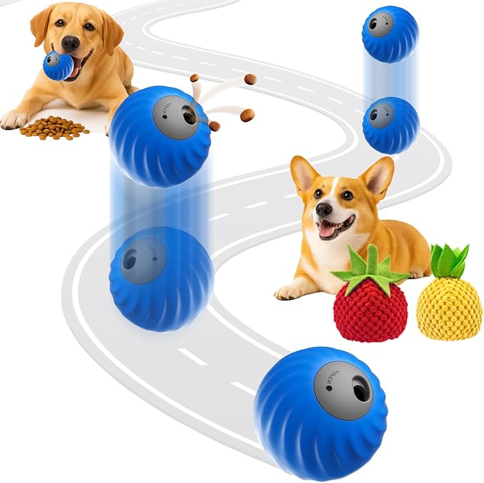FUNNYDUCK Interactive Dog Toys, Treat Dispensing Dog Feeder Puzzle for Dogs