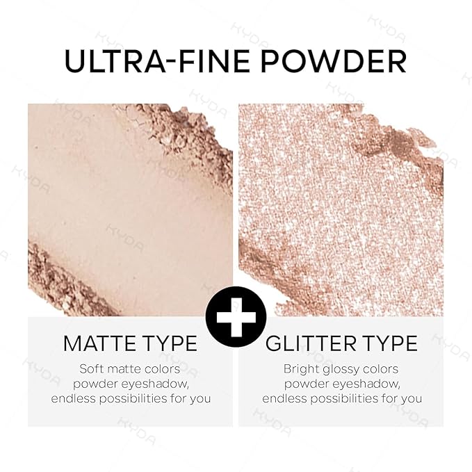 KYDA Red Brown Matte Eyeshadow Single, Redish Brown Eyeshadow Compact, Ultra-fine Lightweight, Crease-proof High Pigmented Formula, Matte Mini Eyes Makeup, Rufous Mud