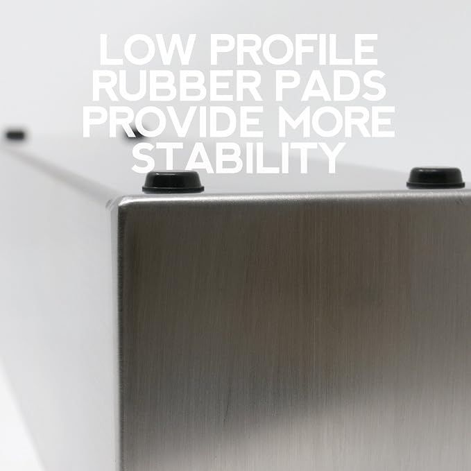 Buhbo Modern Square Vase Planter 3.5" x 3.5" x 8 inch, White
