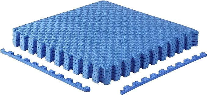 CAP Puzzle Exercise Mats | 1/2” Thick EVA Interlocking Foam Tiles for Home Gym Flooring | Multiple Options