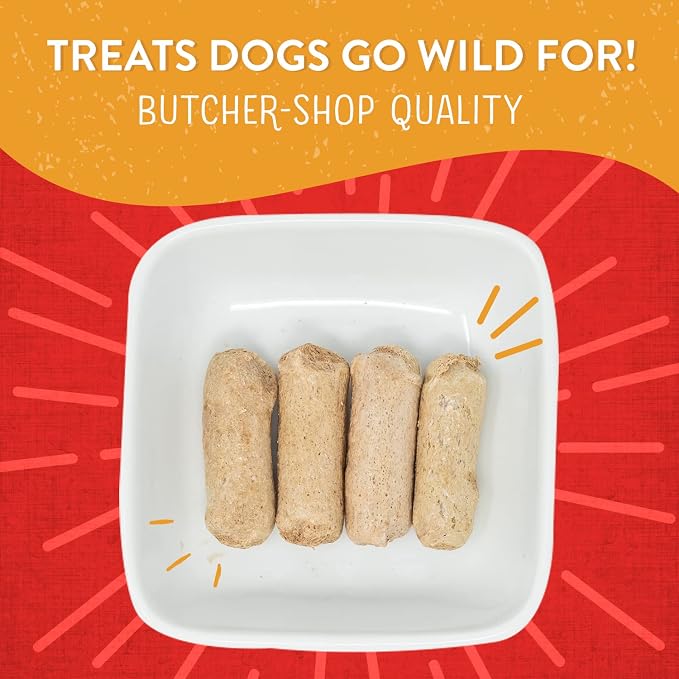 Stella & Chewy's Freeze-Dried Raw Wild Weenies Dog Treats - High-Protein Training Treats for Dogs & Puppies - All-Natural Chicken Recipe with 97% Meat & Organs - USA Made - 3.25 oz Bag (Pack of 2)