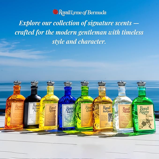 ROYALL LYME, Men's Heritage Cologne, Inspired by Bermuda – 4 Fl oz Spray