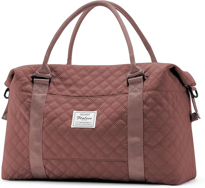 Travel Duffel Bag, Carry On Overnight Weekender Bags for Women | Travel Bag with Wet Pocket & Trolley Sleeve, For Spirit Airlines 18x14x8 Personal Item Bag