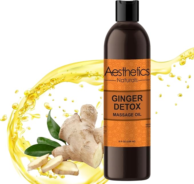 Aesthetic Naturals Massage Oil (Ginger Detox)