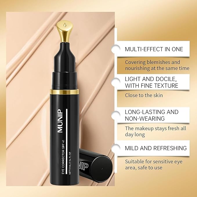 Eye Corrector,Under Eye Color Corrector for Dark Circles,Eye Corrector Spf 41,Anti-Aging Moisturizing Eye Cream for Hydrating Care (1)