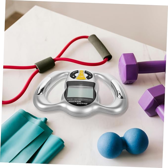 Handheld Fat Measurement Tool Digital BMI Portable Monitor for Precise Analysis with Multifunctional Health Reports