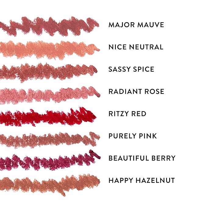LAURA GELLER NEW YORK Modern Classic Lip Liner, Luxurious Creamy Long Lasting Lip Liner, Prevents Feathering and Fading, Beautiful Berry