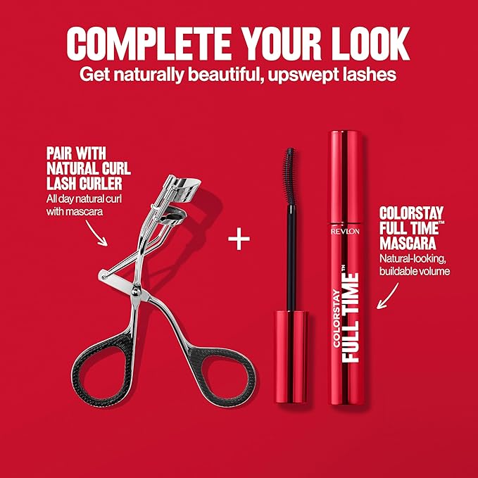 Revlon ColorStay Full Time Mascara, Volumizing Eye Makeup, 24 Hour Wear, Smudge-Proof, Non-Clumping and Flake-Free Formula, 402 Black Brown