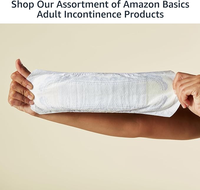 Amazon Basics Incontinence Pads for Women, Long, Postpartum, Bladder Control, Ultimate Absorbency, Fresh Protection, Unscented, 30 Count (Pack of 2)