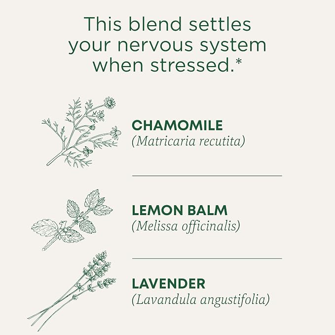 Traditional Medicinals Organic, Chamomile & Lavender - Chamomile Tea Supporting Stress Relief and Relaxation - Kosher, Non-GMO, Caffeine-Free, Compostable - 16 Tea Bags