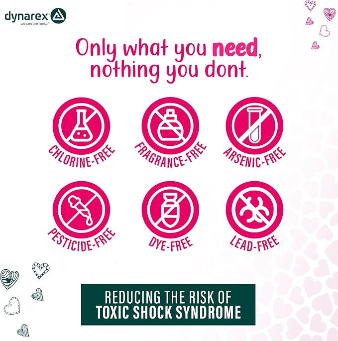 Dynarex Super Plus Tampons – Bulk Feminine Hygiene Product with Plastic Applicator – 6 Hour Protection – 10 Boxes of 20 Total Tampons
