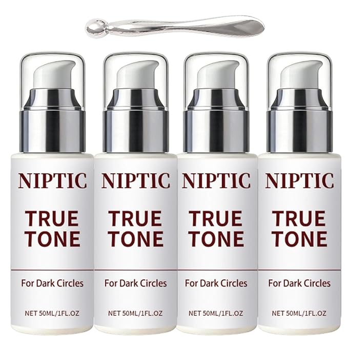 True Tone Eye Cream, Dark Circle, Eye Repair Cream for Dark Circles, Reducing Dark Circle and Puffiness, Repair the Eye Skin, Reduce Wrinkles (4 PCS, 1)