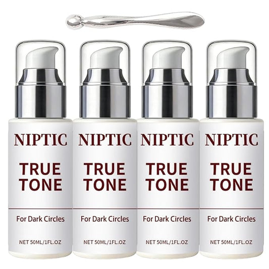 True Tone Eye Cream, Dark Circle, Eye Repair Cream for Dark Circles, Reducing Dark Circle and Puffiness, Repair the Eye Skin, Reduce Wrinkles (4 PCS, 1)