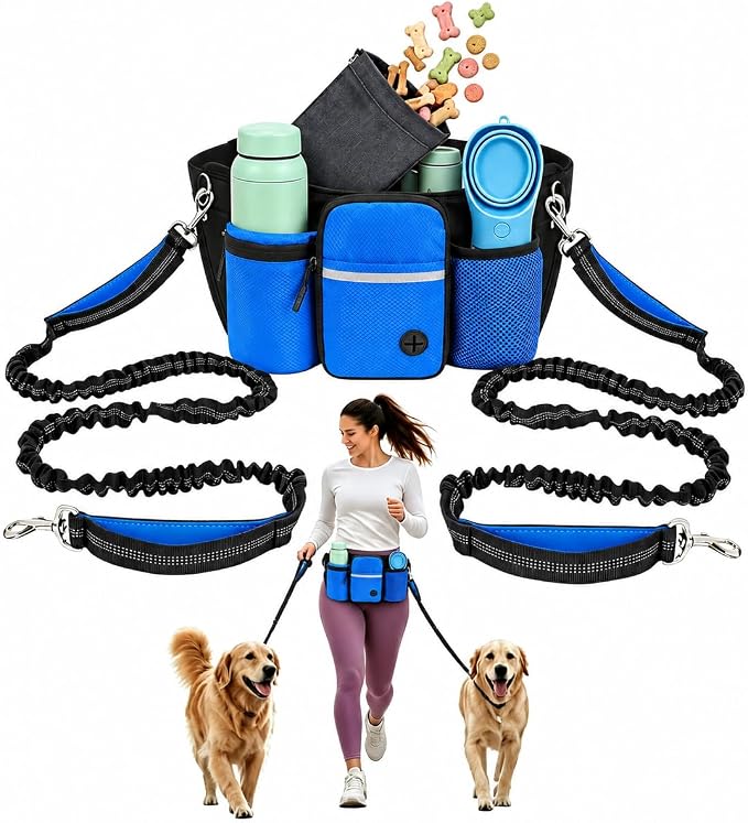 Dog Treat Pouch for Training, Blue