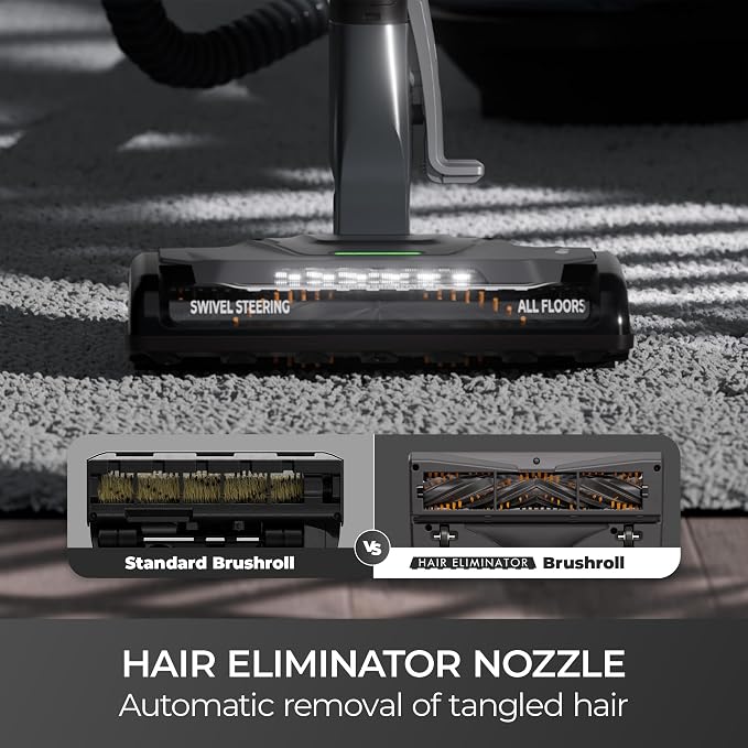 Kenmore 600 Series Bagged Canister Vacuum with Hair Eliminator Brushroll | Pet Friendly, POP-N-GO, Pet PowerMate, HEPA Filter, Performance Indicator, Extended Reach, Auto Cord Rewind - BC4039
