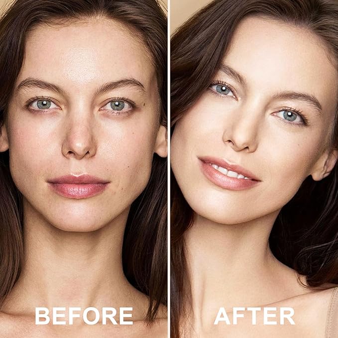 AirBrush Foundation Spray With Airbrush Primer, Silky Mist Foundation Spray Makeup, Full Coverage Foundation for Smooth Radiant, Formula Breathable Lightweight Hydrating (04 Porcelain)