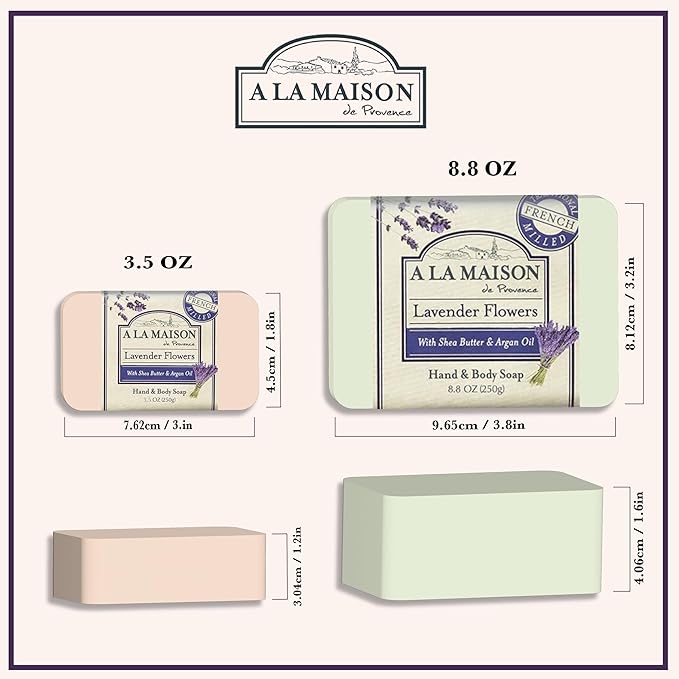 A LA MAISON Coconut Charcoal Bar Soap - Uses: Hand and Body, Triple Milled, Essential Oils, Biodegradable, Plant Based, Vegan, Cruelty-Free, Alcohol & Paraben Free (3 Bars of Soap, 8.8 oz)