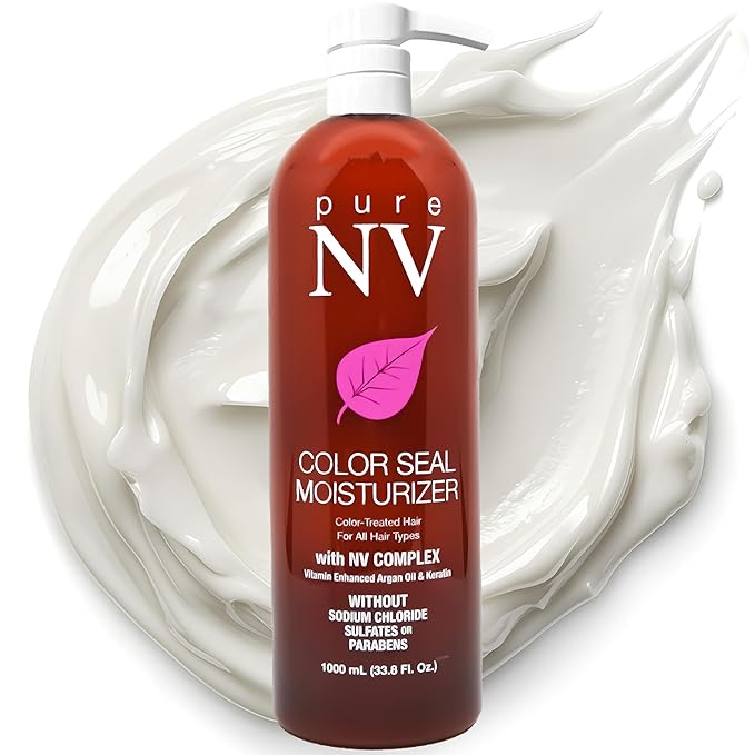 Color Seal Moisturizer Slow Color Fade & Maintain Color Vibrancy, Keratin, Collagen & Argan Oil Infused To Repair, Restore & Strengthen 33.8 Oz.