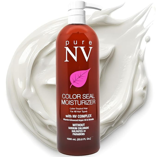 Color Seal Moisturizer Slow Color Fade & Maintain Color Vibrancy, Keratin, Collagen & Argan Oil Infused To Repair, Restore & Strengthen 33.8 Oz.
