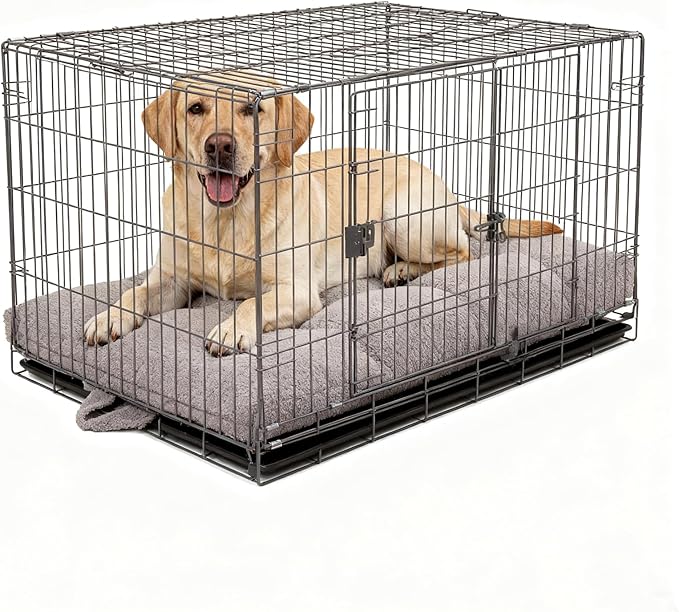 Washable Dog Couch Bed, Pet Sofa with Removable Cushion & Non-Slip Bottom, Orthopedic Plush Furniture for Medium/Large Dogs,Cat & Dog Loveseat.(Light Grey)