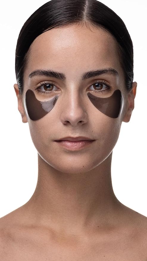 Pestle & Mortar Pure Hyaluronic Hydrogel Eye Patches, 30 Pairs, Cooling Under-Eye Treatment with Peptides for Hydration and Depuffing